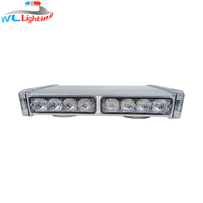 12 '' Amber Warning Mini Barra de luz estroboscópica Emergency 12v 24v Super Slim Police Lightbar