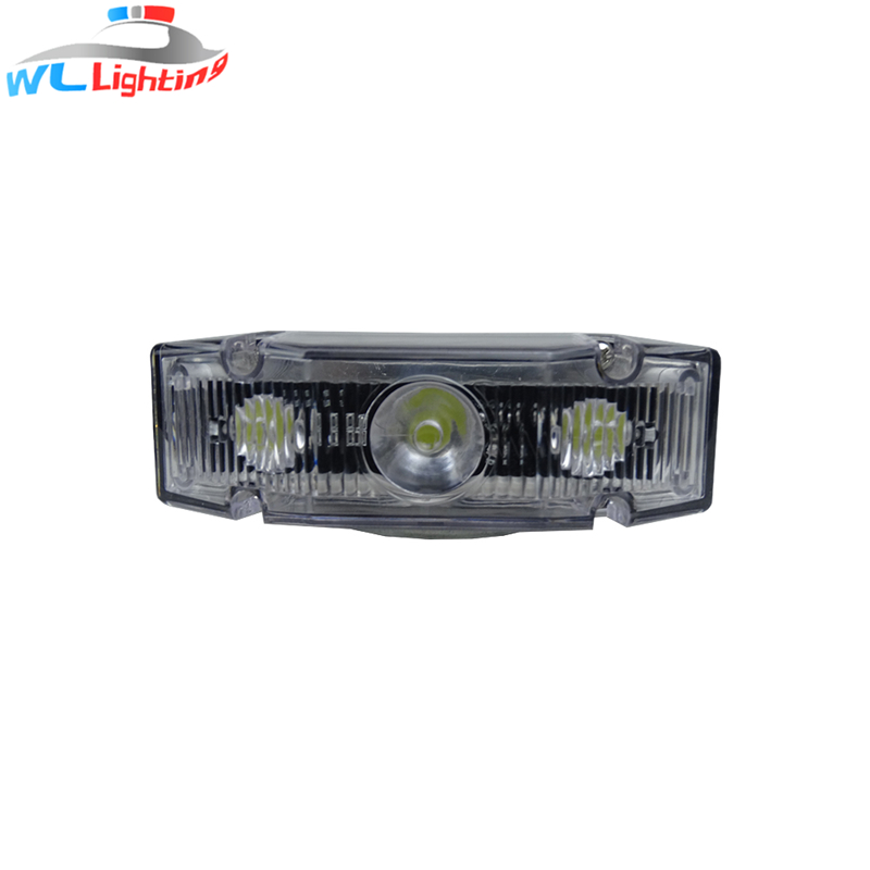 12 '' Amber Warning Mini Barra de luz estroboscópica Emergency 12v 24v Super Slim Police Lightbar